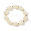 Acrylic Imitation Gemstone Beads Stretch Bracelets for Women BJEW-JB13236-01-2