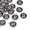 Platinum Plated Alloy Charms LS-ENAM-S118-02B-P-4