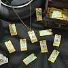 30Pcs 6 Styles Alloy Enamel Pendants ENAM-CJ0005-73-6