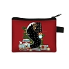 Christmat Letter Printed Polyester Wallets with Zipper PW-WGB27ED-13-1