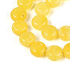 Dyed Natural White Jade Beads Strands G-T143-16K-3