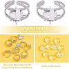 Unicraftale DIY Sun Finger Ring Making Kits DIY-UN0003-57-4