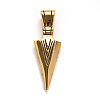 Triangle Pendulum 304 Stainless Big Steel Pendants STAS-L172-03AG-1