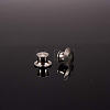 Brass Brooch Base Settings KK-BC0005-03P-4