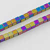 Non-magnetic Synthetic Hematite Beads Strands G-Q876-3mm-1-2