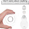 Creative Plastic Light Bulb Shaped Bottle AJEW-NB0001-72-3