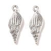 Spiral Shell Tibetan Style Alloy Pendants TIBEP-R344-40AS-LF-1