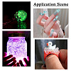  1998Pcs 9 Colors Luminous Transparent Glass Seed Round Beads GLAA-TA0001-62-14