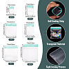 70Pcs 6 Styles Rectangle Transparence EVA Zip Top Gift Bags OPP-TA0001-25A-4
