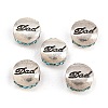 Father's Day Alloy Rhinestone European Beads FIND-NH0001-20AS-1
