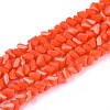Opaque Glass Beads Strands GLAA-N019-4mm-14-1