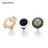 Adjustable Alloy & Iron Bezel Cup Ring Base with Rotatable Tray MAK-T012-11G-5