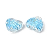 Transparent Glass Enamel Beads GLAA-S388-01A-2