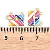 Brass Enamel Pendants KK-P353-04G-3