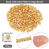 300Pcs 4 Styles Brass Crimp Beads KK-BBC0014-69-2