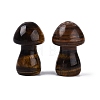 Natural Tiger Eye Mushroom Display Decorations G-Q602-03I-1