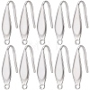 80Pcs 316 Surgical Stainless Steel Earring Hooks STAS-SC0005-65-1