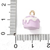 Brass Enamel Pendants KK-CBA8989-01B-3