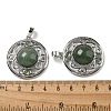 Natural Green Aventurine Pendants G-Q158-03E-3