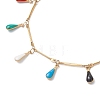 304 Stainless Steel Charm Bracelets BJEW-JB13052-3