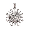 Tibetan Style Alloy Pendants FIND-B040-17AS-1