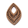 Splint Leaf Pendants WOOD-WH0115-69A-1