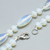 Opalite Beaded Necklaces NJEW-S388-14-2