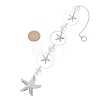 Glass Hanging Suncatchers HJEW-JM04584-3