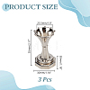 Alloy Crystal Ball Holders AJEW-WH0752-668P-2
