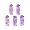 UV Plating Transparent Acrylic European Beads OACR-M027-02I-02-1