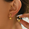Round Stainless Steel Stud Earrings ED0217-4