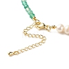 Natural Pearl Beaded Necklace NJEW-JN03765-03-6