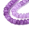 Imitation Jade Crackle Glass Beads Strands GLAA-N068-01A-A10-4