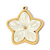 304 Stainless Steel with Resin Pendants RE-OY001-05G-1