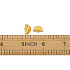 Iron Ribbon Crimp Ends IFIN-TAC001-06A-G-6