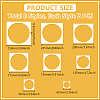 16Pcs 8 Sizes PP Plastic Hollow Out Drawing Painting Stencils Templates DIY-WH0699-92A-3