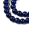 Dyed Natural White Jade Beads Strands G-T140-4mm-B12-4