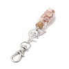 Glass Wishing Bottle with Gemstone Chip inside Pendant Decorations GG-CJ47ED-4