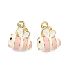 Brass Enamel Charms KK-F933-13G-02-1