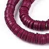 Handmade Polymer Clay Beads Strands CLAY-R089-6mm-173-4