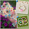 100Pcs Handmade Polymer Clay 3D Flower Plumeria Beads CLAY-SC0002-48D-7