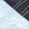 2.5MM Brass Ball Snake Chain Necklaces for Women Men KK-P302-03S-4