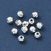 304 Stainless Steel Hammered Round Spacer Beads SA-CBA37BC-01E-S-2