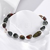 Natural Bloodstone Beaded Bracelets for Women G-P563-07P-16-1