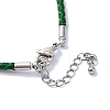 Polyester Cord Braided Bracelet Makings MAK-Z003-01P-21-3