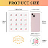 8 Sheets Plastic Waterproof Self-Adhesive Picture Stickers DIY-WH0428-066-2