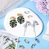 20Pcs 2 Styles 304 Stainless Steel Clip-on Earring Converters Findings STAS-SC0006-83-4