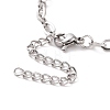 Non-Tarnish 304 Stainless Steel Cable Chain Bracelet for Men Women BJEW-E031-05C-P-3