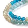 Natural Blue Yellow Green Apatite Beads Strands G-A026-A11-3mm-3