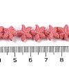 Synthetic Coral Dyed Carved Beads Strands CORA-K009-06A-08-4